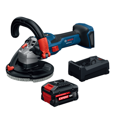 Bosch GBR18V-15SN18 18V 5-6in Concrete Surface Grinder (Kit)
