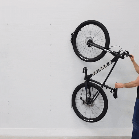 Swivel Mount Bike Storage Rack | 4 Bicycle | Garage Wall Hook