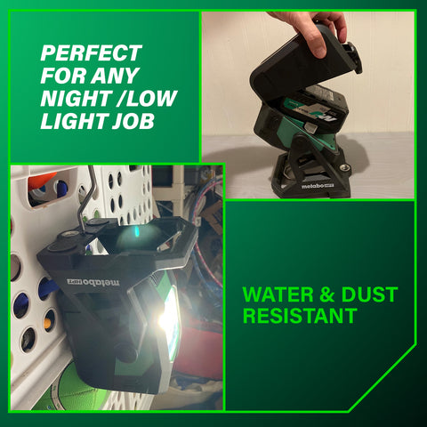 Metabo HPT UB18DBQ4M 18V MultiVolt™ Cordless 2,000 Lumen LED Work Light (Tool Body Only)