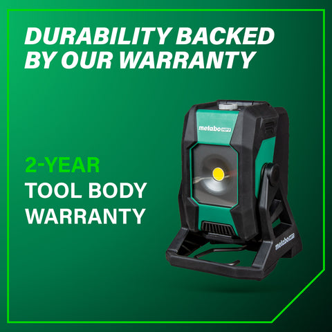 Metabo HPT UB18DBQ4M 18V MultiVolt™ Cordless 2,000 Lumen LED Work Light (Tool Body Only)