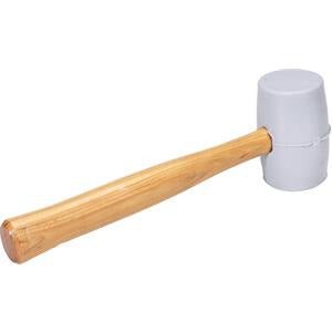 VAUGHAN 43416 20 oz White Non-Marring Solid Rubber Mallet VN57432