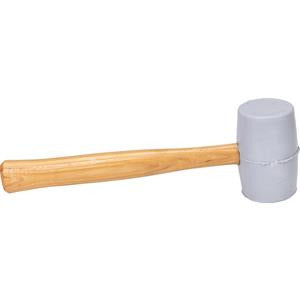 VAUGHAN 43416 20 oz White Non-Marring Solid Rubber Mallet VN57432