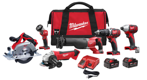 Milwaukee 2696-26 M18™ Cordless Lithium-Ion 6-Tool Combo Kit