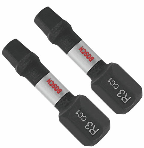 BOSCH ITDSQ3102 2 pc. Driven 1 In. Impact Square #3 Insert Bits