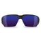 Edge Eyewear XPAP418 - Safety Glasses - Pumori - Black Frame / Aqua Precision Blue Mirror Lens