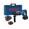 BOSCH GBH18V-28DCK24 18V Brushless Connected-Ready SDS-plus® Bulldog™ 1-1/8 In. Rotary Hammer Kit with (2) CORE18V 8.0 Ah PROFACTOR Performance Batteries