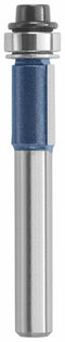 BOSCH 85269MC 3/8 In. x 1/2 In. Carbide-Tipped Double-Flute Flush Trim Router Bit