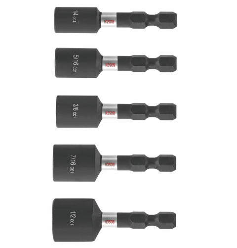 BOSCH ITDNSV105 5 pc. Driven 1-7/8 In. Impact Nutsetter Set