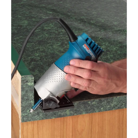 BOSCH 85245SMC 3/8 In. x 1 In. Carbide-Tipped Single-Flute Shear Angle Pilot Panel Router Bit