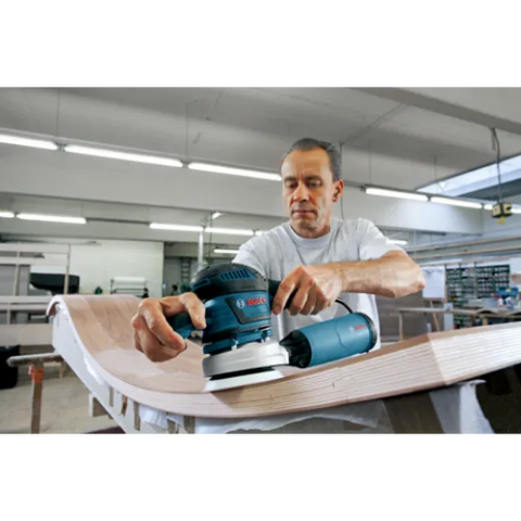 BOSCH SR5R000 6 pc. Assortment 5 In. 8 Hole Hook-And-Loop Sanding Discs