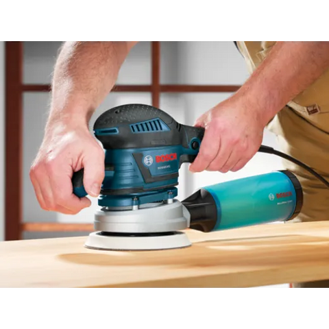 BOSCH SR5R000 6 pc. Assortment 5 In. 8 Hole Hook-And-Loop Sanding Discs