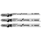 BOSCH T503 3 pc. Hardwood/Laminate Flooring T-Shank Jig Saw Blade Set