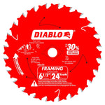 Diablo D0624A 6-1/2 in. 24-Tooth Framing Saw Blade