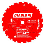 Diablo D0724A 7-1/4 in. x 24 Tooth Framing Saw Blade