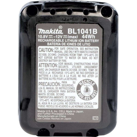 Makita BL1041B 12V max CXT Lithium-Ion 4.0Ah Battery, Black