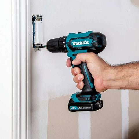 Makita FD09R1 12V max CXT Lithium-Ion Cordless 3/8" Driver-Drill Kit (2.0Ah)
