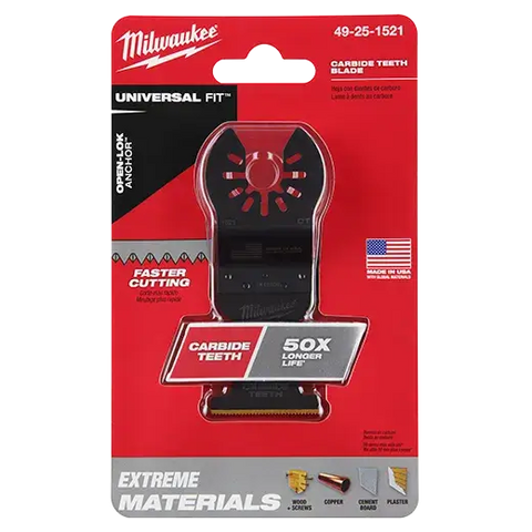 Milwaukee 48-25-1521 Universal Fit Open-Lok™ Extreme Materials Titanium Enhanced Carbide Teeth Blade