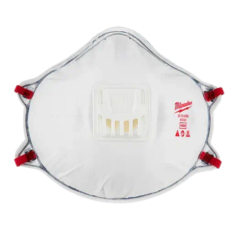 Milwaukee 48-73-4002 3pk N95 Valved Respirator with Gasket