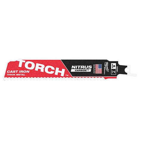 Milwaukee 48-00-5262 9" 7TPI The TORCH FOR CAST IRON with NITRUS CARBIDE 1PK