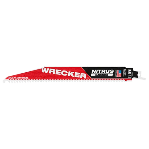 Milwaukee 49-00-5272 The WRECKER™ with Nitrus Carbide™ SAWZALL® Blades 9"