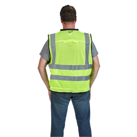 Milwaukee Class 2 High Visibility Yellow Performance Safety Vest