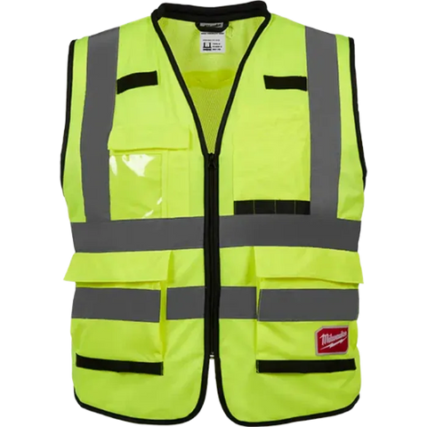 Milwaukee Class 2 High Visibility Yellow Performance Safety Vest