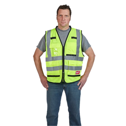Milwaukee Class 2 High Visibility Yellow Performance Safety Vest