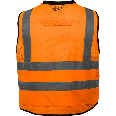 Milwaukee Class 2 High Visibility Orange Performance Safety Vest