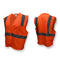 Radians SV2ZOM Economy Type R Class 2 Mesh Orange Safety Vest with Zipper