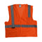 Radians SV2ZOM Economy Type R Class 2 Mesh Orange Safety Vest with Zipper