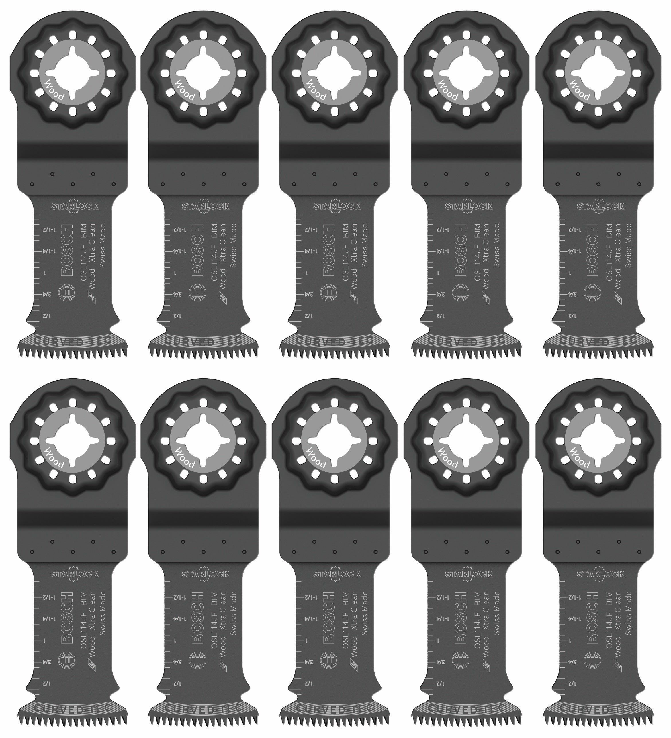 BOSCH OSL114JF-10 1-1/4 In. Starlock® Oscillating Multi Tool Bi
