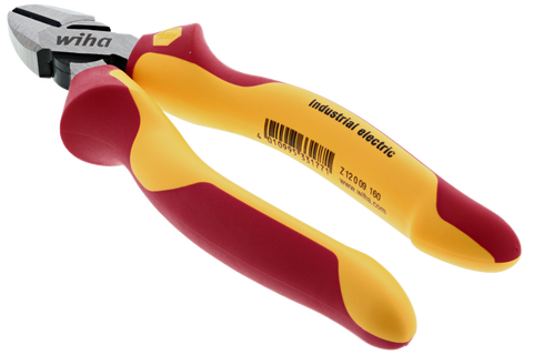 Wiha 32933 Insulated Industrial Diagonal Cutters 6.3"