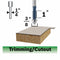 BOSCH 85268MC 3/8 In. x 1 In. Carbide-Tipped Double-Flute Flush Trim Router Bit