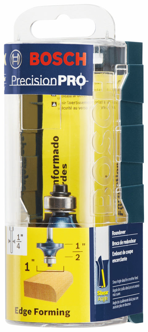 BOSCH 85294MC 1/4 In. x 1/2 In. Carbide-Tipped Roundover Router Bit