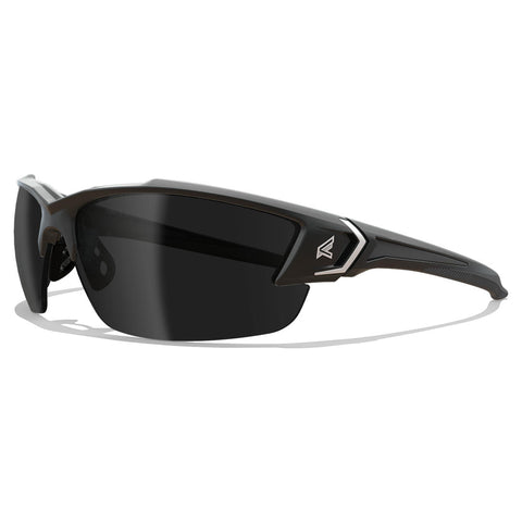 Edge Eyewear SDK116-G2 - Safety Glasses - Khor G2 - Black Frame / Smoke Lens