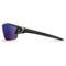 Edge Eyewear TSDKAP218-G2 - Safety Glasses - Khor G2 - Black Frame / Polarized Aqua Precision Blue Mirror Lens