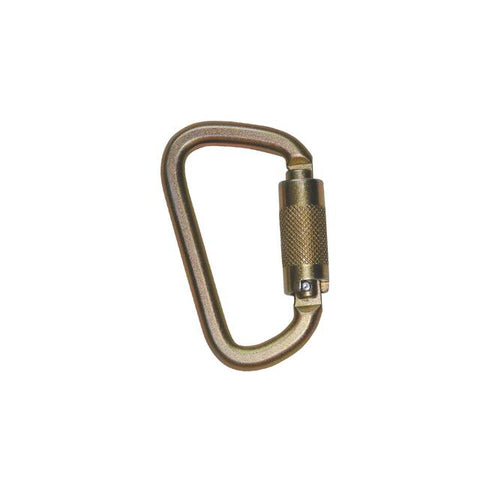 FallTech 8445 Steel Carabiner - Compact Twist Lock