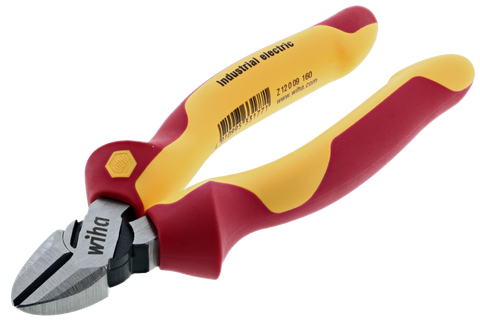 Wiha 32933 Insulated Industrial Diagonal Cutters 6.3"