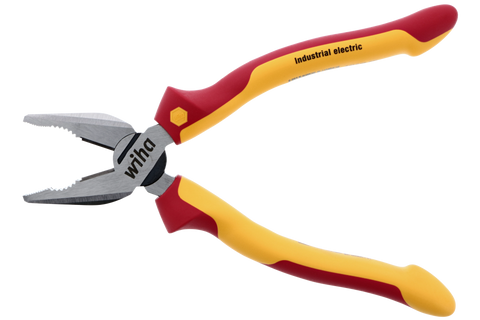 Wiha 32930 Insulated Industrial Combination Pliers 8.0"