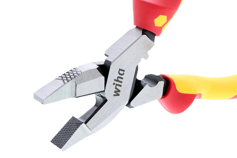 Wiha 32948 Insulated Industrial NE Style Lineman’s Pliers with Crimpers 9.5"