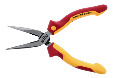 Wiha 32926 Insulated Industrial Long Nose Pliers 6.3"