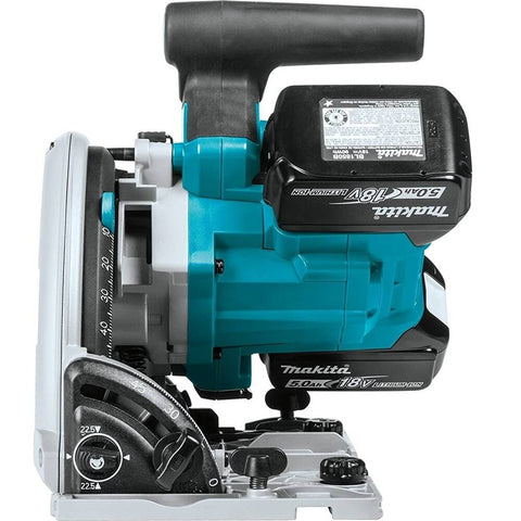 Makita XPS01PTJ 5.0Ah 18V X2 LXT Lithium-Ion (36V) Brushless Cordless 6-1/2" Plunge Circular Saw Kit
