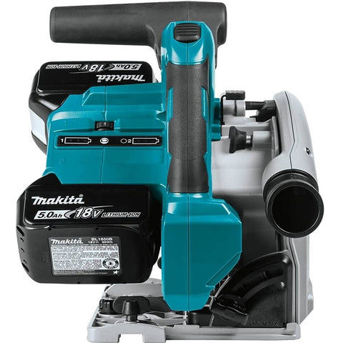 Makita XPS01PTJ 5.0Ah 18V X2 LXT Lithium-Ion (36V) Brushless Cordless 6-1/2" Plunge Circular Saw Kit