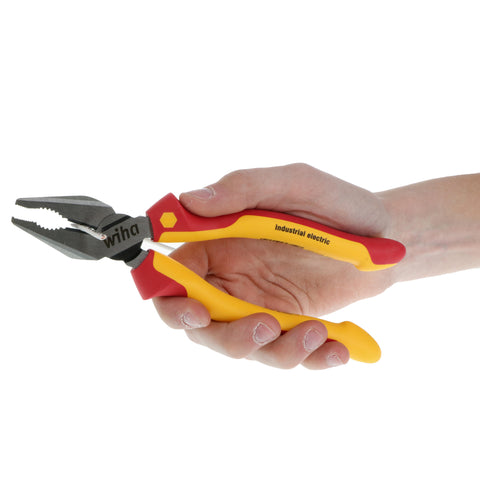 Wiha 32981 3 Piece Insulated Industrial Pliers-Cutters Set
