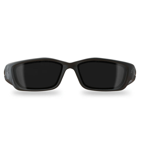 Edge Eyewear SK-XL116 - Safety Glasses - Kazbek XL - Black Frame / Smoke Lens