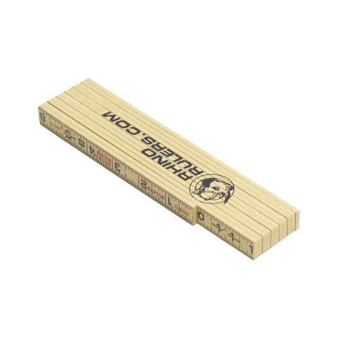 Marshalltown 16648 6' Folding Rule - Mason's Brick Spacing - Rhino Rulers