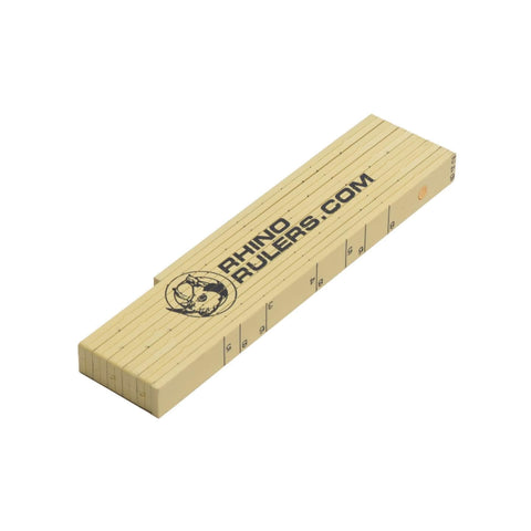 Marshalltown 16648 6' Folding Rule - Mason's Brick Spacing - Rhino Rulers